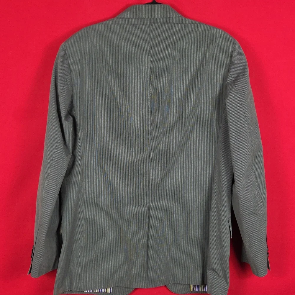 ETRO Blazer Sport Coat Gray Mens Size 42‎